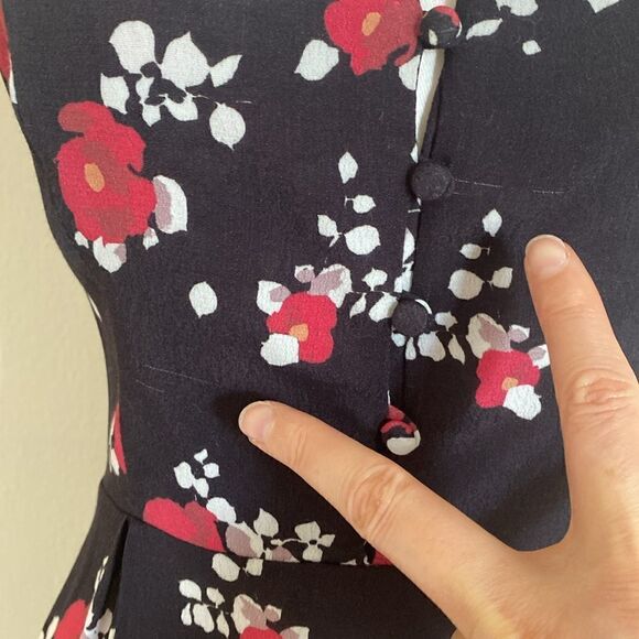 Free People Red & Black Qt Mini Dress Size Small - Picture 15 of 16